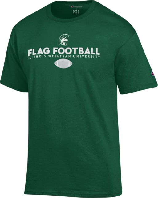Illinois Wesleyan University Titans Flag Football Short Sleeve T-Shirt