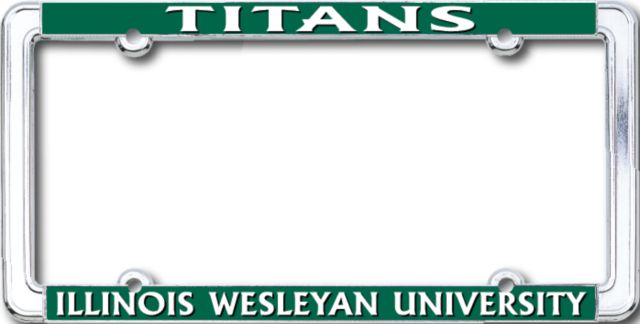 Illinois Wesleyan University Titans Thin Dome License Plate Frame