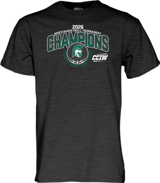 Illinois Wesleyan University Men's Basketball 2026 CCIW Tournament Champions Short Sleeve T-Shirt