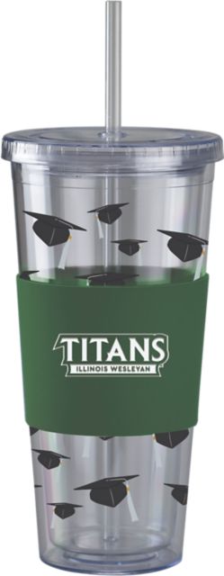 Illinois Wesleyan University Acrylic Tumbler with Straw