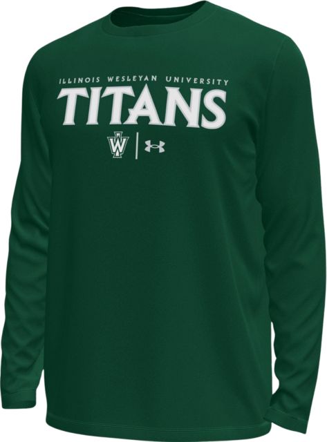 Illinois Wesleyan University Titans Tech Stretch Long Sleeve T-Shirt