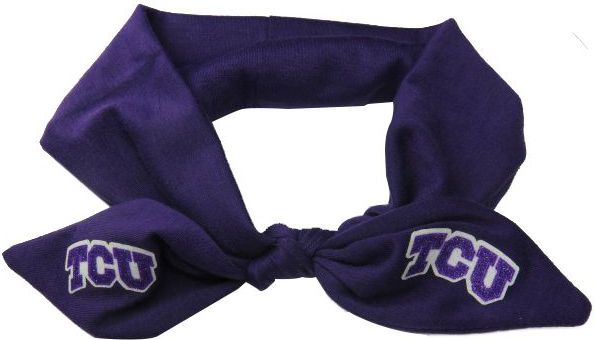Texas Christian University Women's Knotted Bow Headband