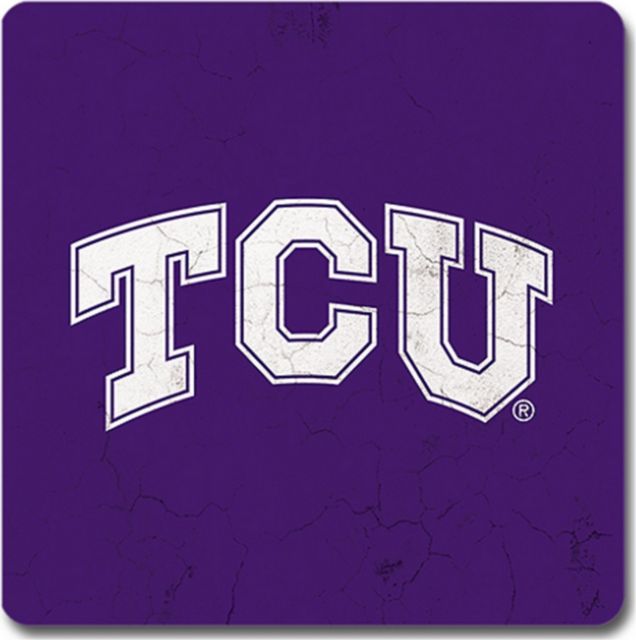 Texas Christian University 4'' x 4'' Coaster