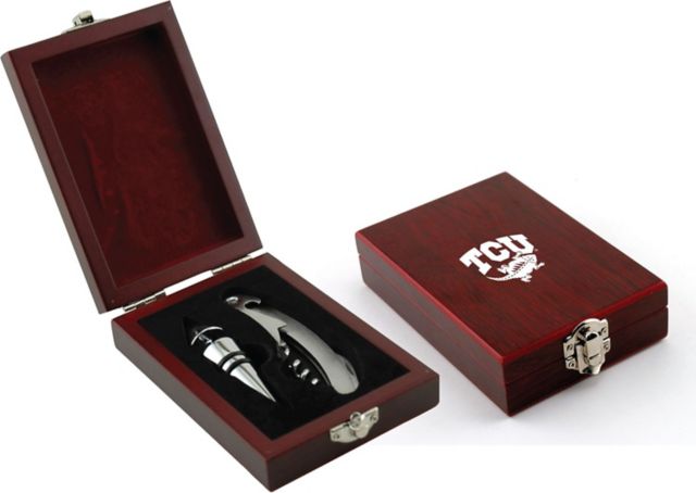 Texas Christian University Wine Gift Set