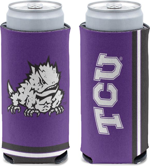 Texas Christian University Slim Can Coozie