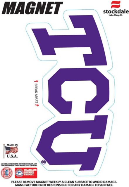 Texas Christian University Horned Frogs 4" x 4" Magnet
