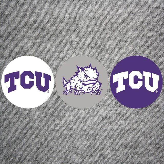 Texas Christian University 3-Pack Mini Button