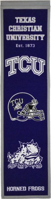 Texas Christian University 8X32 Heritage Banner