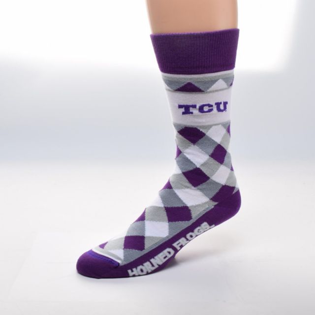 Texas Christian University Dress Socks