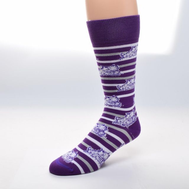 Texas Christian University Horned Frogs Dress Socks