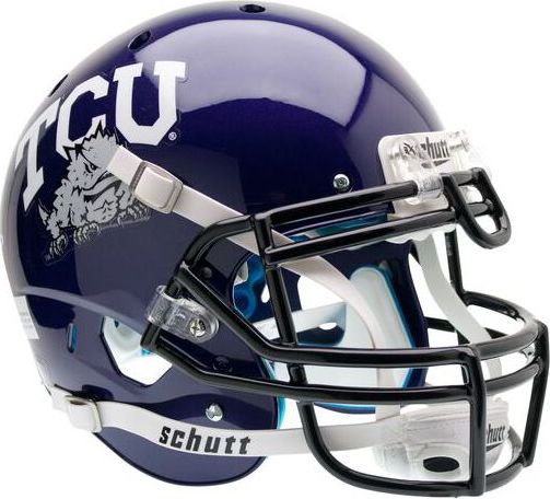 Texas Christian University Horned Frogs Football Helmet