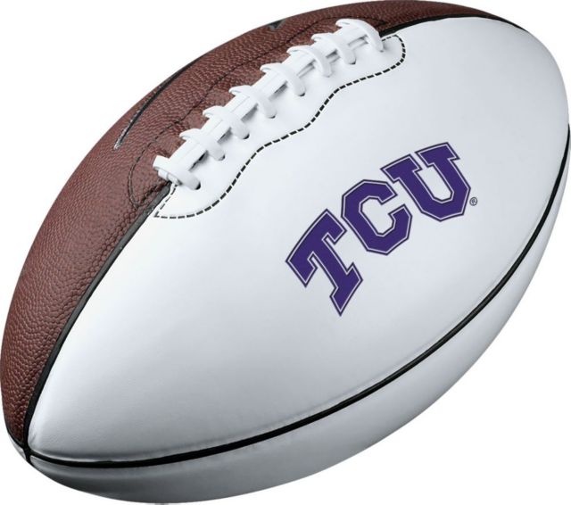 Texas Christian University Autograph Football