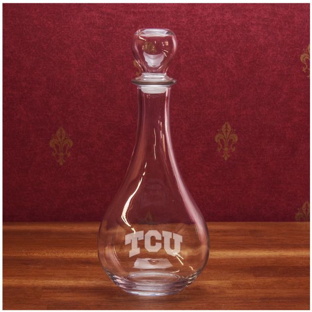 Texas Christian University 42 Oz. Decanter
