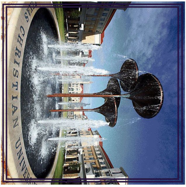 Texas Christian University Woven Afghan Throw