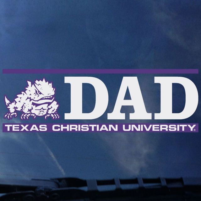 Texas Christian University Dad Decal
