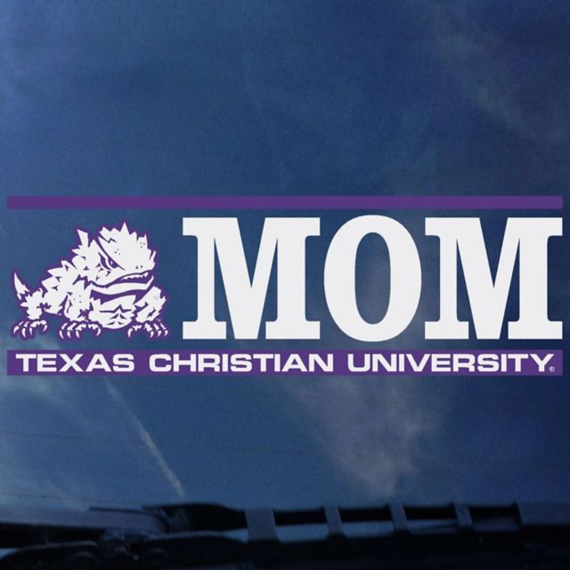 Texas Christian University Mom Decal