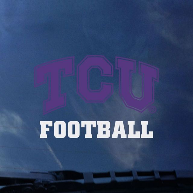 Texas Christian University Football Decal