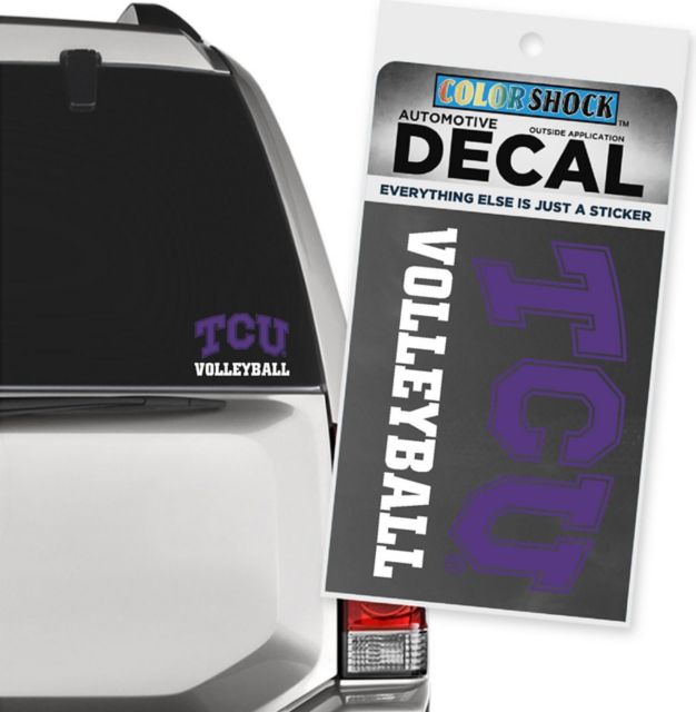 Texas Christian University Volleyball Decal