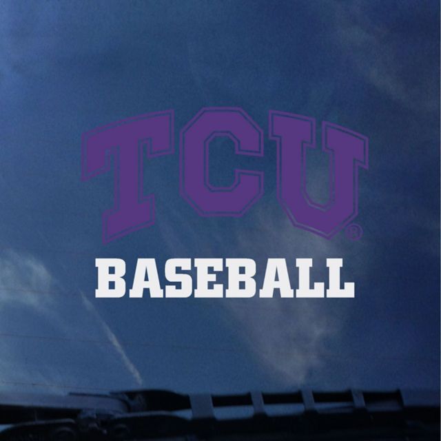 Texas Christian University Baseball Decal