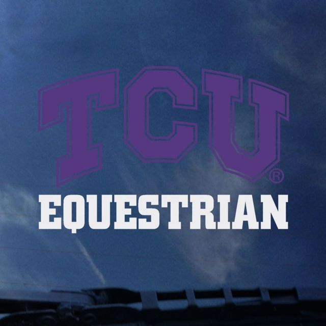 Texas Christian University Equestrian Decal