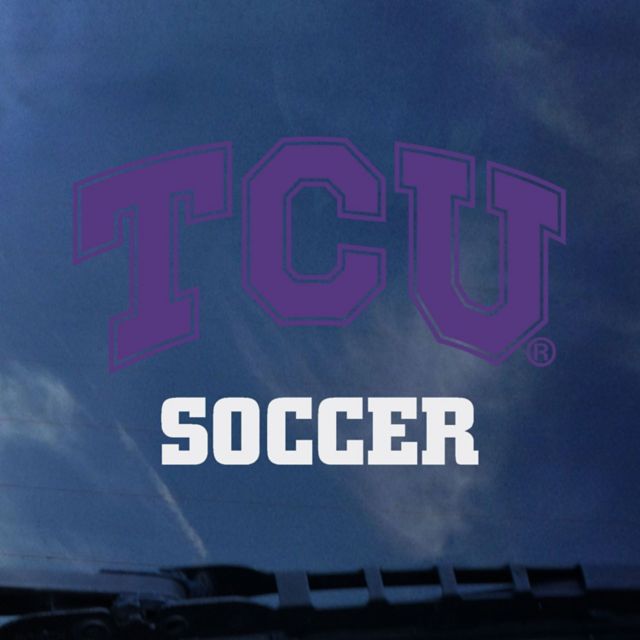 Texas Christian University Soccer Decal