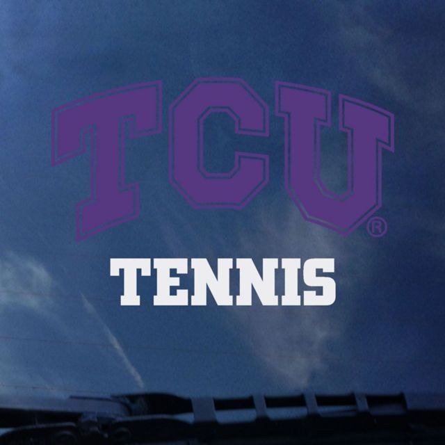 Texas Christian University Tennis Decal