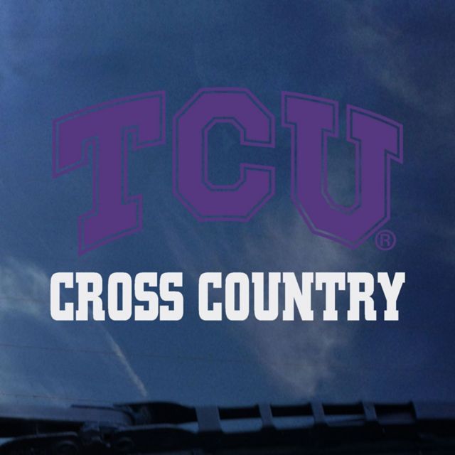 Texas Christian University Cross Country Decal