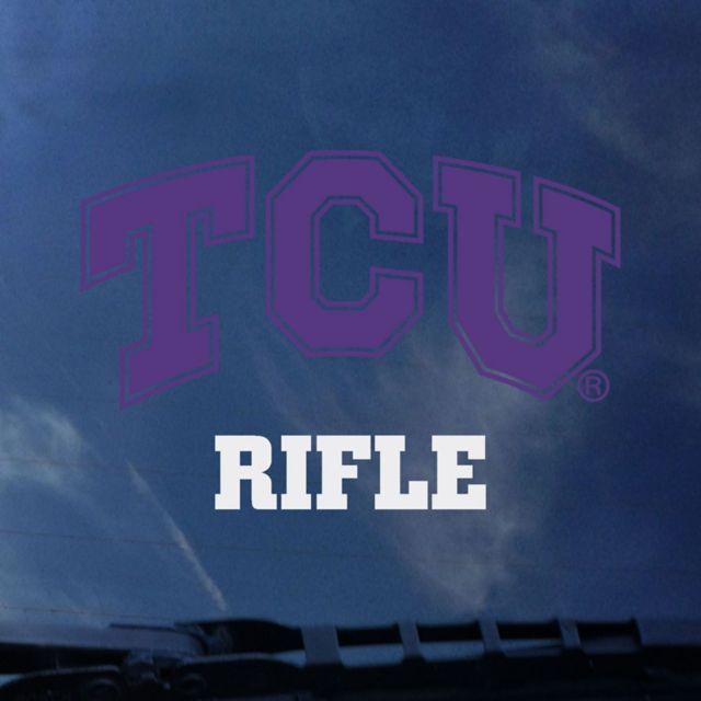 Texas Christian University Rifle Decal