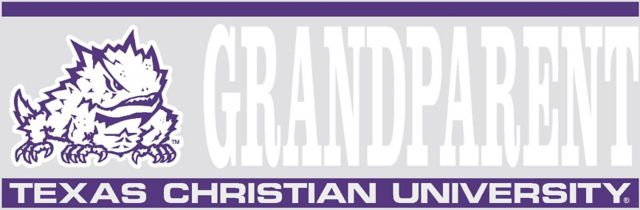 Texas Christian University Horned Frogs Grandparent Decal