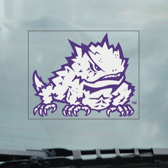 Texas Christian University Horned Frogs Cling Decal