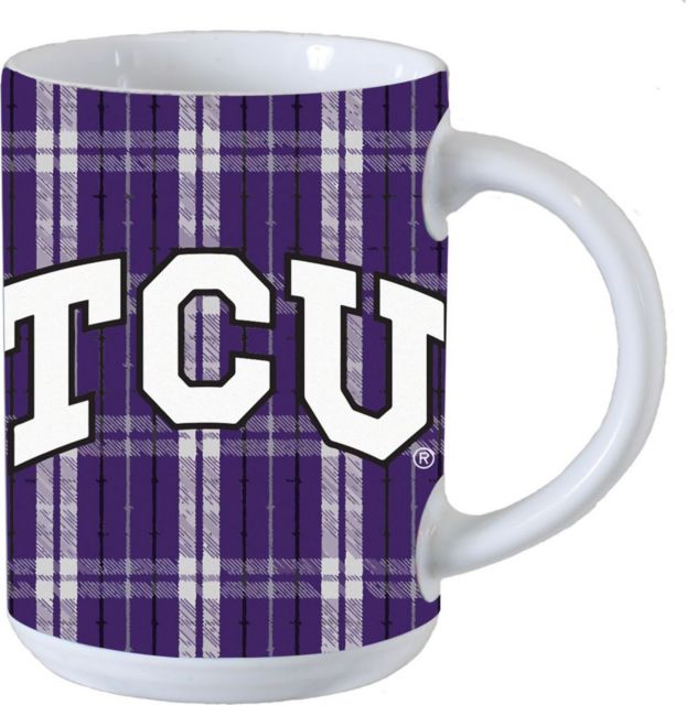 Texas Christian University Tartan El Grande Mug