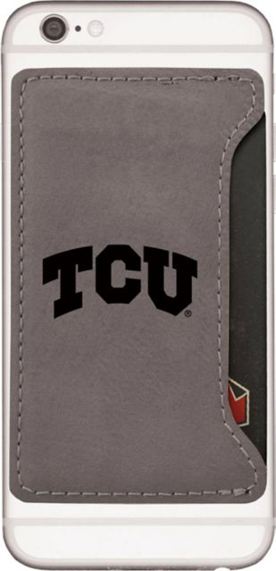 Texas Christian University Velour Cell Phone Cardholder