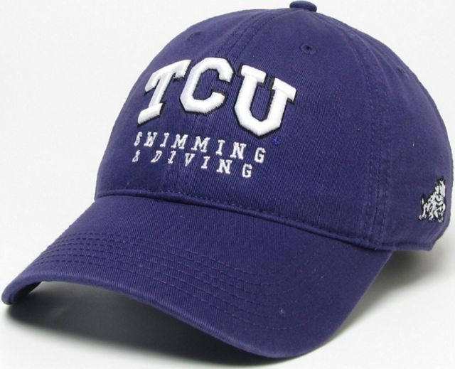 Texas Christian University Swimming Relaxed Fit Adjustable Twill Hat