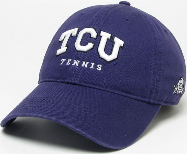 Texas Christian University Tennis Relaxed Fit Adjustable Twill Hat