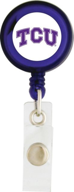Texas Christian University Retractable Badge Holder