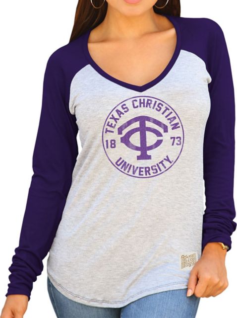Texas Christian University Women's Slim Fit Long Sleeve T-Shirt