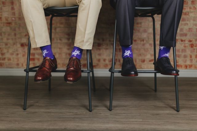 Texas Christian University Frog Squadron Socks