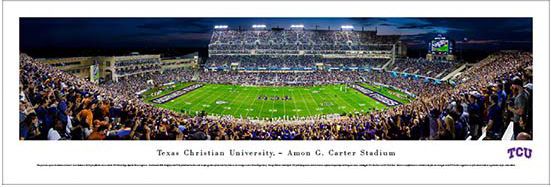 TCU Horned Frogs Football - 50 Yard at Night - Bagged