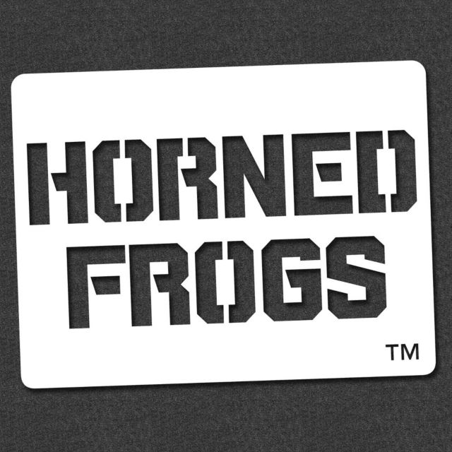 Texas Christian University Mini Stencil