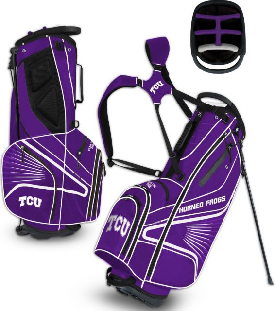 Texas Christian University Golf Bag with Stand