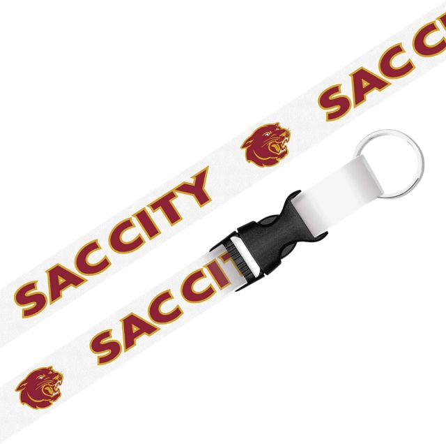 Sacramento City College Beavers Lanyard with Buckle