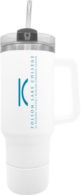 Folsom Lake College 40 oz. Tumbler with Straw