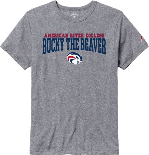 American River College Bucky the Beaver Short Sleeve T-Shirt