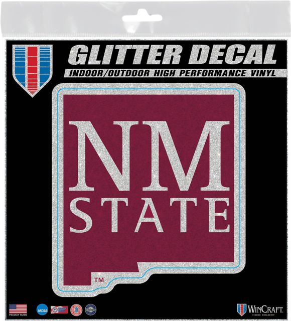 New Mexico State University Aggies 6x6 in. Glitter Decal
