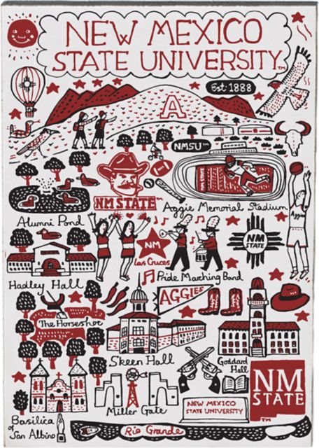 New Mexico State University Julia Gash Jumbo Magnet