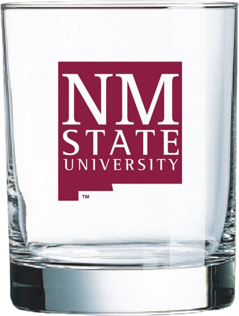 New Mexico State University Double Old Fashioned 14 oz. Glass