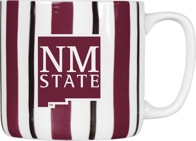 New Mexico State University 16oz Brushstroke Stripe Mug