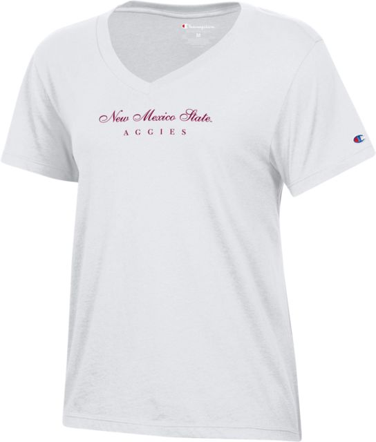 New Mexico State University Aggies Women's V-Neck Short Sleeve T-Shirt
