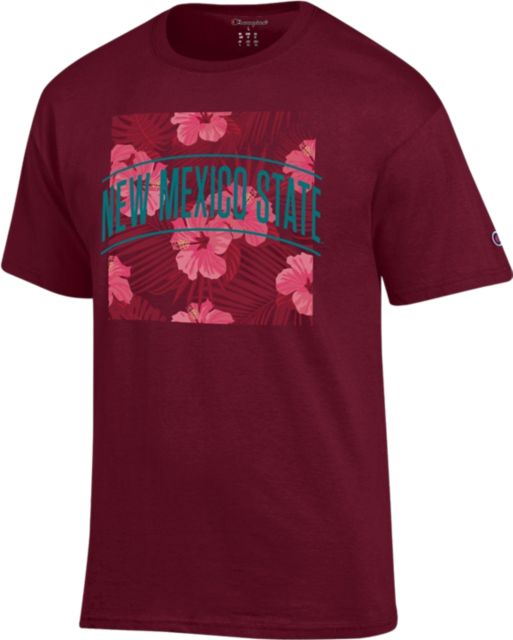 New Mexico State University Floral Short Sleeve T-Shirt