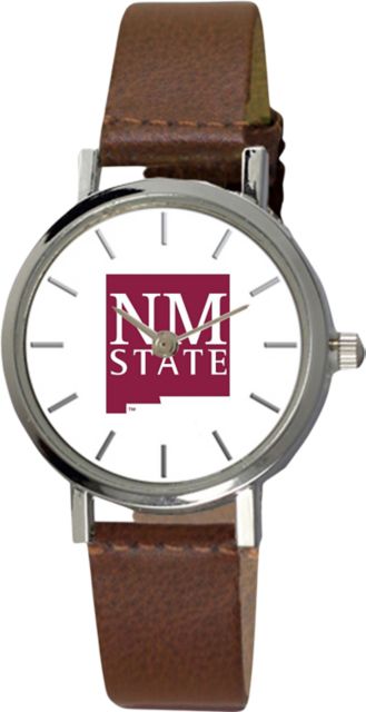 New Mexico State University 28 mm Ladies Leather Watch